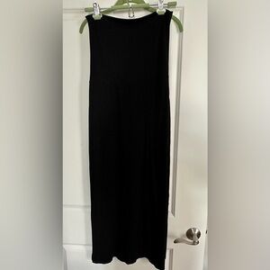 WHBM Strapless Dress with side slits